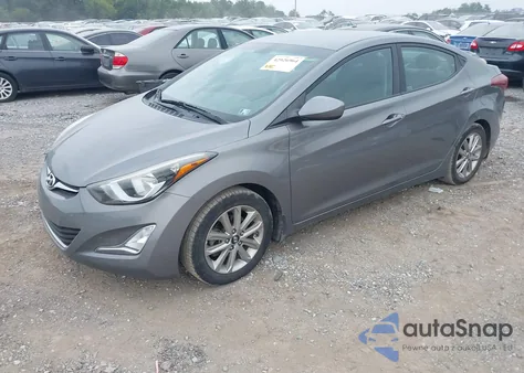 2014 Hyundai Elantra Se z USA, uszkodzony, nr VIN 5NPDH4AE3EH500174